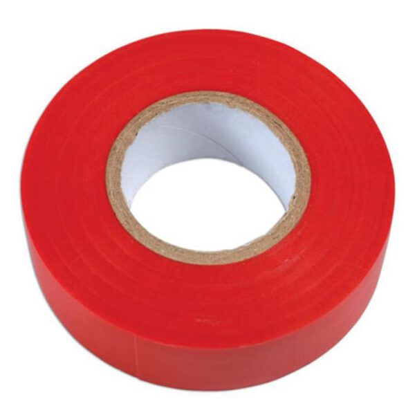 PVC electrical insulation tape Red 19mm x 10mtrs to BSS EN 60454 type 2